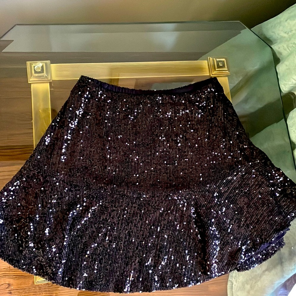 Super cute sequined free people skirt - worn once, perfect condition